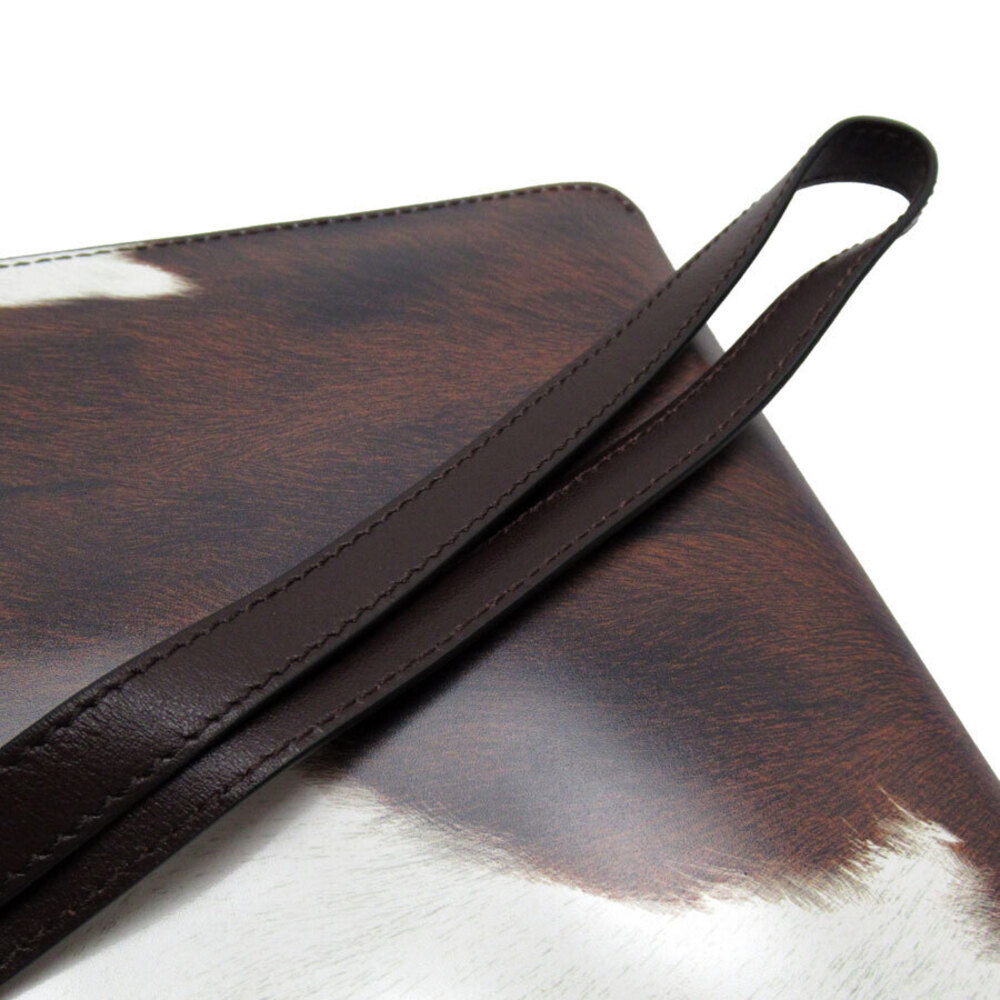 Burberry clutch bag smooth leather pony pattern - Picture 3 of 4